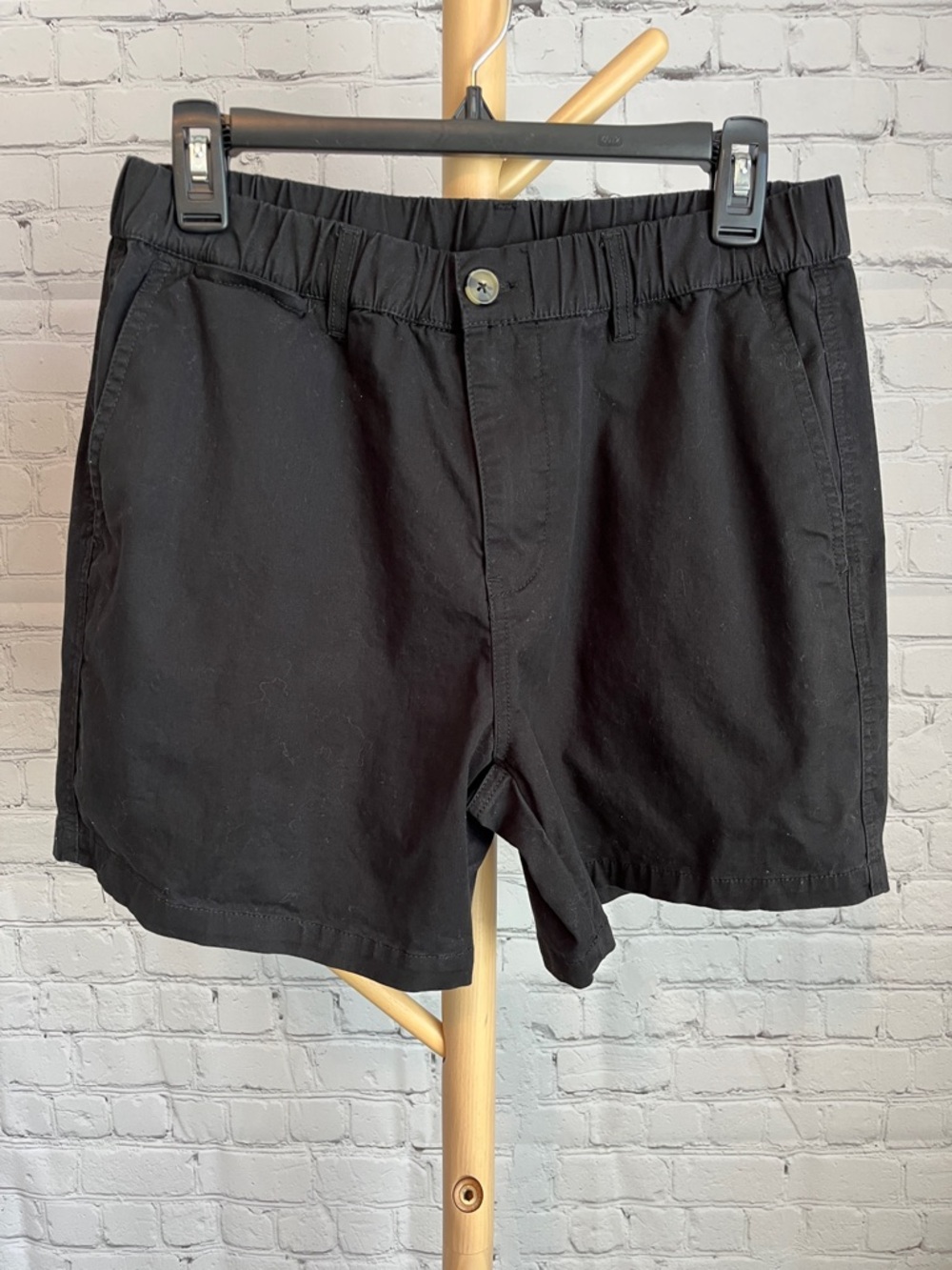 Maamgic Men's Black Casual Shorts 32